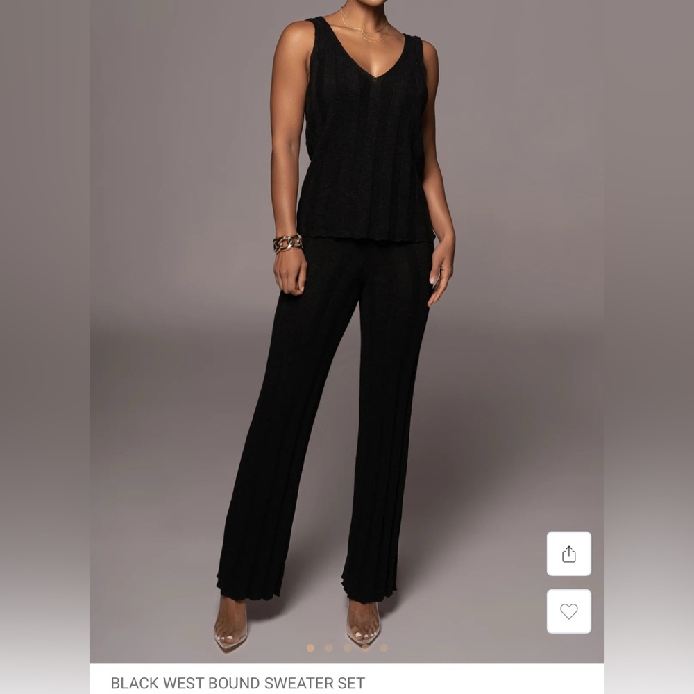 JLUXLABEL OLIVE Wide Leg Pant & top
